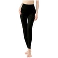 thumbnail image 1 of Roncen Women's Thermal Leggings, Slim Fit Warm Winter Tights, Solid Color Base Layer Pants for Cold Weather, 1 of 6