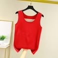 thumbnail image 1 of Roncen Women's Thermal Vest, Fleece Lined Seamless Tank Top, Printed Warm Sleeveless Undershirt, 1 of 7