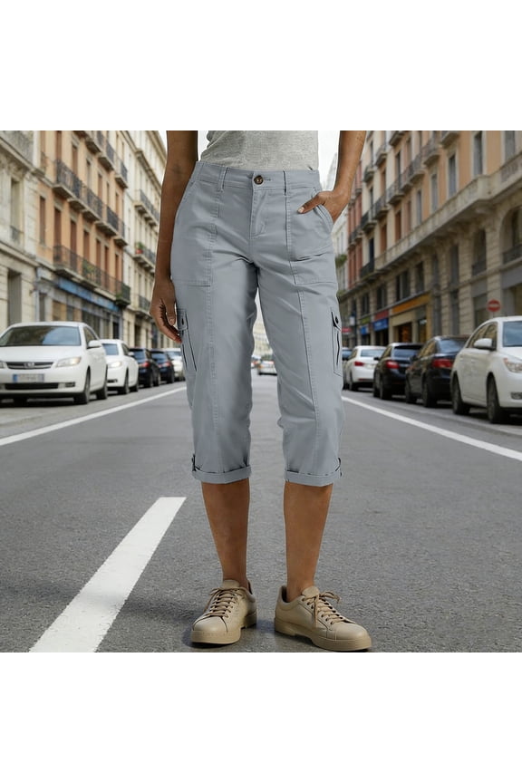 Women's Ultra Lux Comfort with Flex-to-Go Cargo Capri Pant