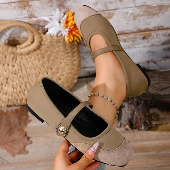 Roncen Women's Vintage Flat Sandals Canvas Slip-On Casual Shoes - Comfortable Multi-Color Fall/Winter Versatile Design with Trendy Retro Style