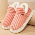 thumbnail image 1 of Roncen Women's Winter Fleece-Lined Indoor Slippers - Non-Slip Thick Sole Plush House Shoes with Heel Guard, Warm Slip-On Comfy Casual Footwear for Home, Anti-Cold Non-Skid Cozy Winter Shoes, 1 of 8