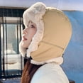 thumbnail image 1 of Roncen Women's Winter Trapper Hat with Ear Flaps, Fleece Lined Windproof Ski Mask for Men & Women, Cold Weather Riding Skiing Beanie, 1 of 5