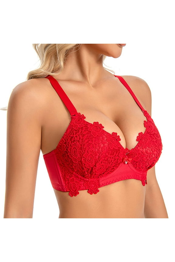 Women's Wired Bralette - Sexy, French Lace, and Comfortable Support
