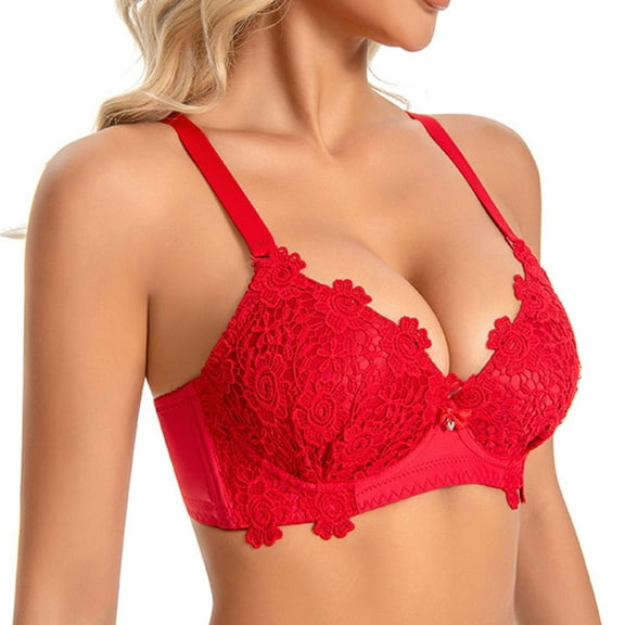 Roncen Women's Wired Bralette - Sexy, French Lace, and Comfortable Support