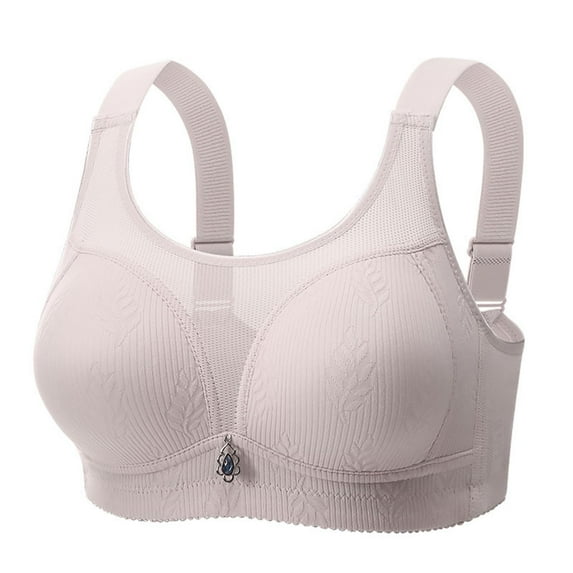 Roncen Women's Wireless Comfort Bra - Solid Color No Underwire Adjustable Shaping Breathable Bra Everyday Bra