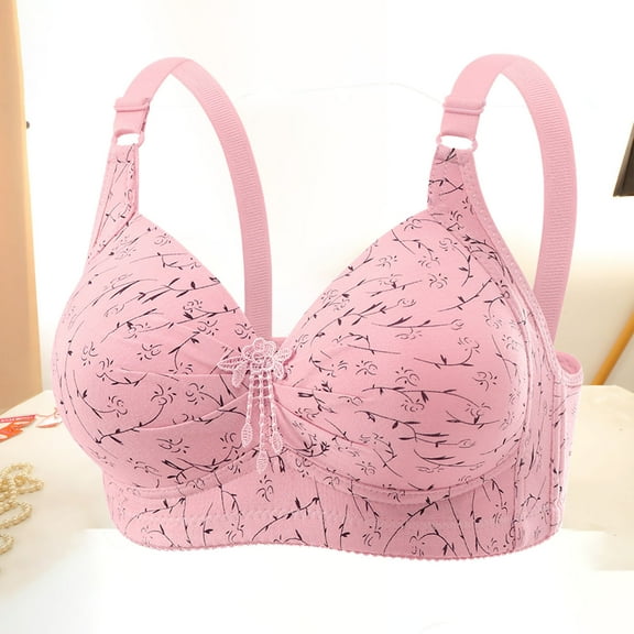 Roncen Women's Wireless Push-Up 3-Hook & Eye Breathable Stretchable Everyday Bra - Comfortable & Flattering