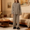thumbnail image 1 of Roncen Womens Pajama Set Long Sleeve 2 Piece Winter/Spring Ladies Sleepwear Soft PJs Comfy Lounge Sets, 1 of 7