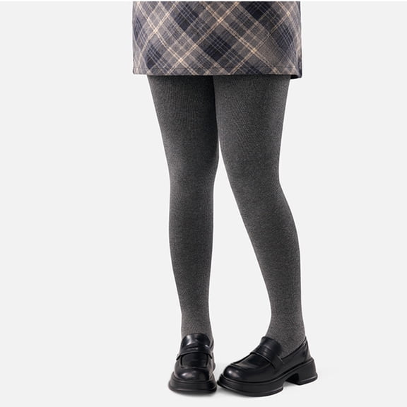 Roncen Womens Plus Size 80 Denier Opaque Tights, Women's Soft Solid Color Footed Pantyhose, High Waist Stocking