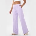 thumbnail image 1 of Roncen Womens Straight Leg Sweatpants Cotton High Waisted Baggy Athletic Joggers Lounge Pants with Pockets, 1 of 9