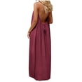 thumbnail image 1 of Roncen Womens Summer Casual Sleeveless Backless Cami Dress for Beach 2026 Vacation, 1 of 5