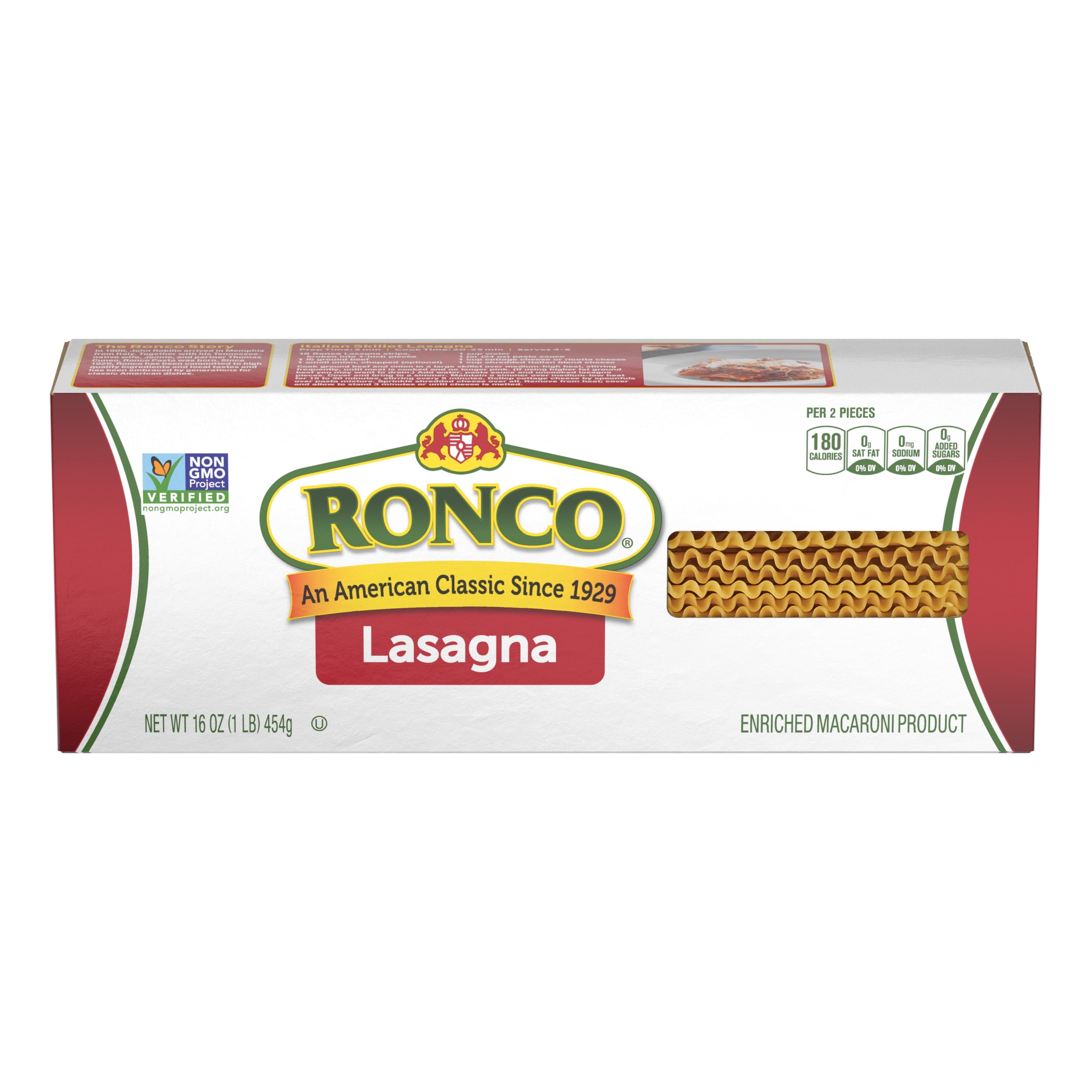 Ronco 16 ounce Lasagna
