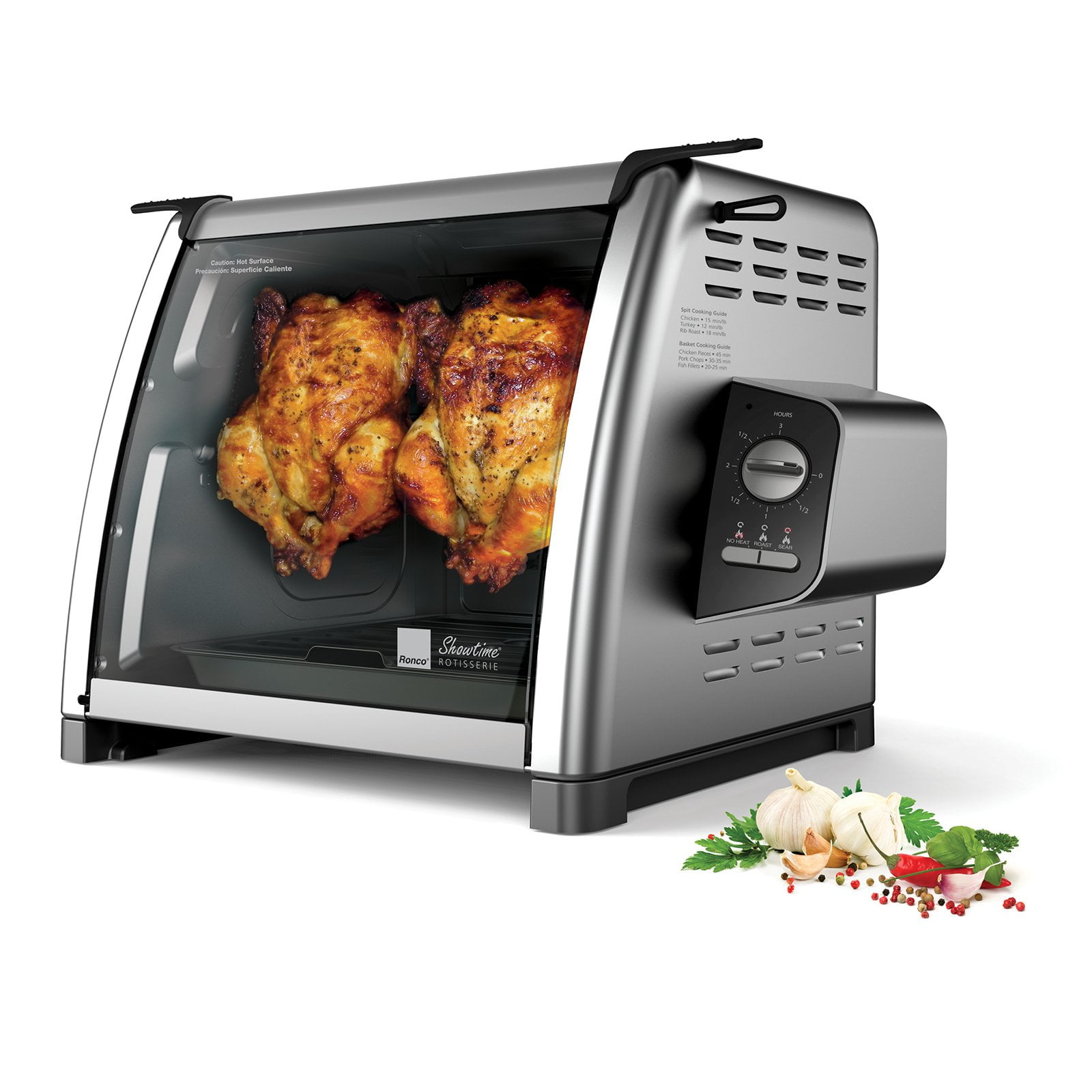 Ronco Series Stainless Steel Rotisserie Countertop Oven