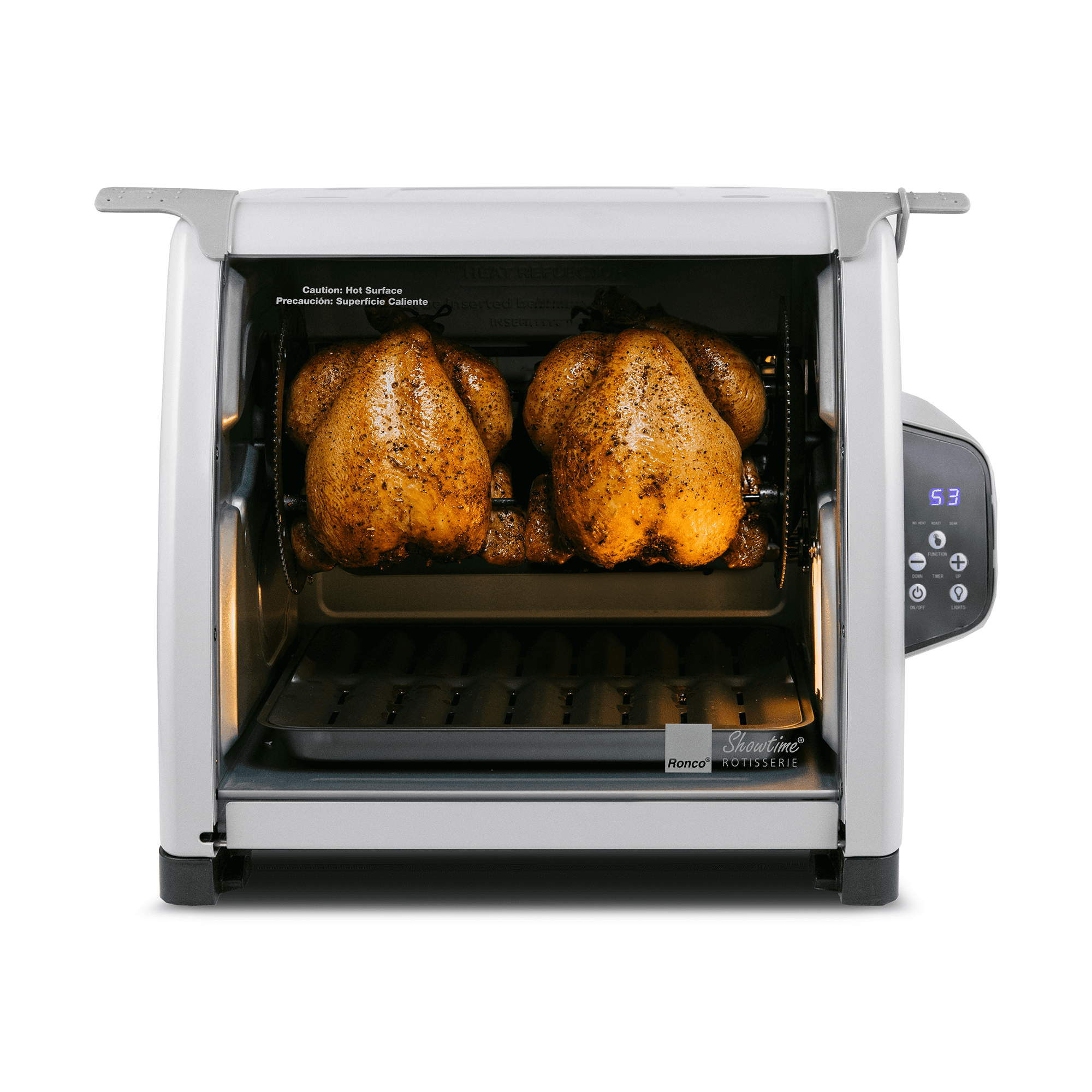 Ronco 6000 Platinum Electric Roaster, Rotisserie Spit and MultiPurpose Basket