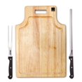 thumbnail image 1 of Ronco Carving Board Set, With Drip Catch Stainless Steel Carving Knife and Fork, 1 of 4