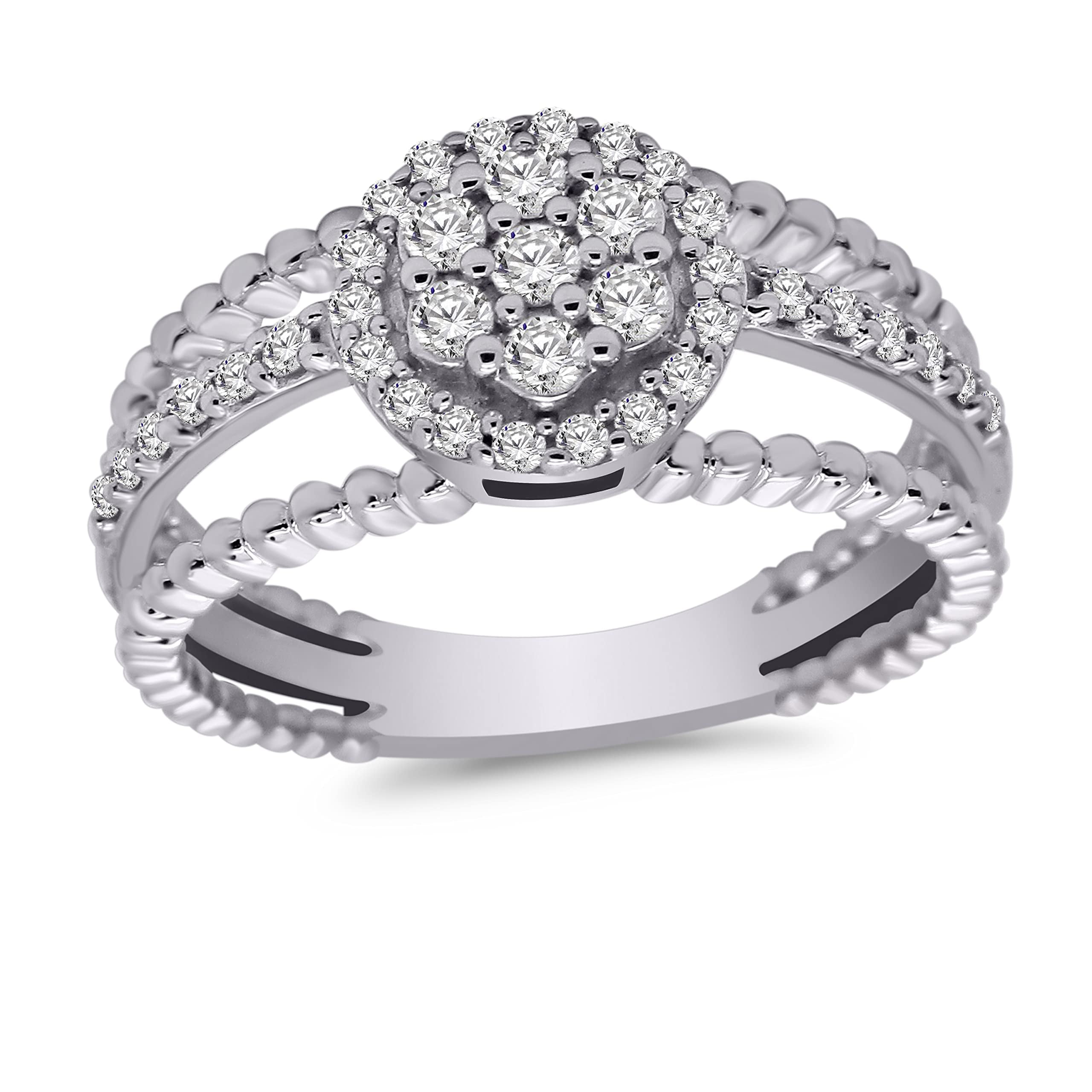 22 carat white gold ring outlet