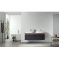 thumbnail image 1 of Ronda 55" Dark Blue Wall Mount Bathroom Vanity, 1 of 10