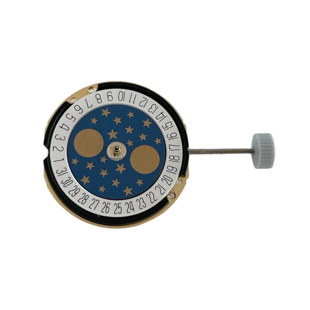 Ronda 788 8 3/4 quartz movement with date on 6 o'clock and Moon Phase SC-D(6)-MD(12)