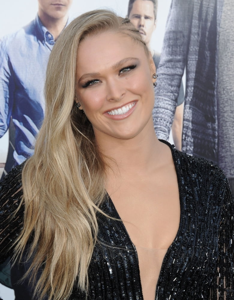 Ronda Rousey At Arrivals For Entourage Premiere Canvas Art - (16 x 20)