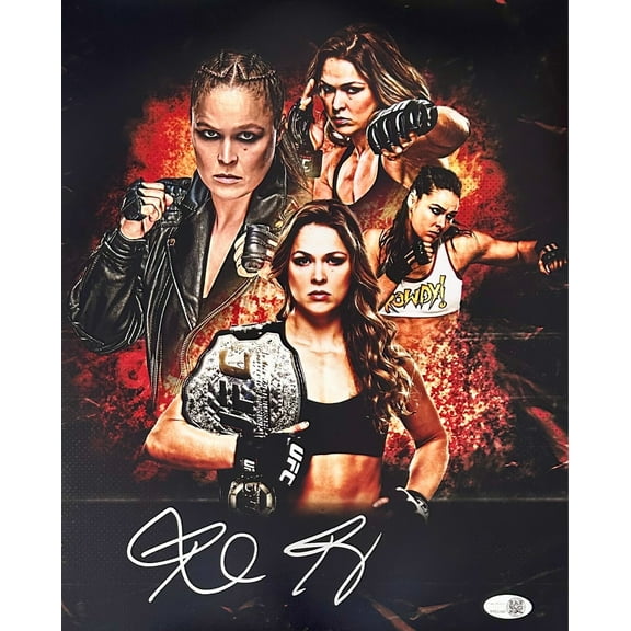 Ronda Rousey Signed Autographed 11x14 Photo JSA Authenticated UFC WWE #6