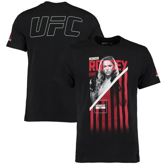 Ronda Rousey UFC Reebok Fighter T-Shirt - Black