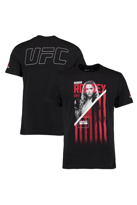 Ronda Rousey UFC Reebok Fighter T-Shirt - Black