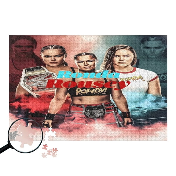 Ronda Rousey Wooden Photo Puzzle.300 Pieces