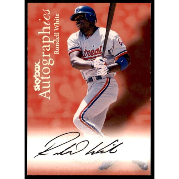 Rondell White Card 2000 SkyBox Autographics #126