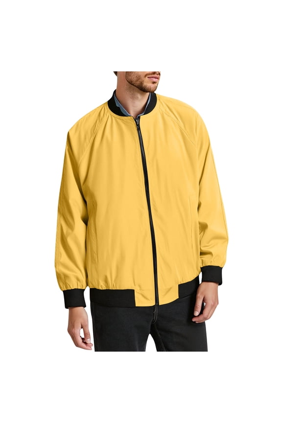 Big and Tall Bomber Jackets for Mens Oversized Zip Up Outwear Long Sleeve Workout Jacket Casual Fashion Coats