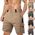 thumbnail image 1 of RongHuan Cargo Shorts for Men Lightweight Athletic Summer Shorts Casual Hiking Shorts Workout Shorts with Pockets, 1 of 8