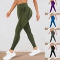 thumbnail image 1 of RongHuan Leggings for Women Tummy Control Butt Lifting Yoga Pants Workout pants Seamless High Waisted Tights, 1 of 7