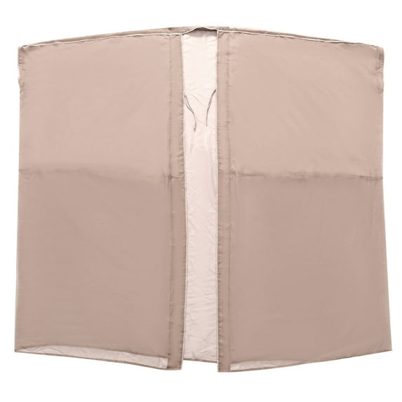 RongHuan Men Oversize Open-style Cardigan Kaftan Loose Fit Muslim Robe Soild Color Long Sleeve Long Sleeve