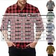 thumbnail image 1 of RongHuan Mens Flannel Shirts Long Sleeve Casual Plaid Button Down Shirt Regular Fit Fall T-Shirts with Pocket, 1 of 7