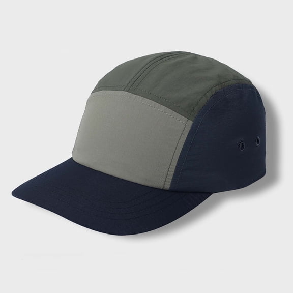 RongHuan Sun Hats for Men Women Color Block Adjustable Baseball Hats Outdoor Sports Running Sun Visor Caps