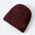 thumbnail image 1 of RongHuan Winter Caps for Men Women Fleece Lined Soft Warm Knit Hat Ski Cap for Cold Weather, 1 of 5