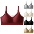 thumbnail image 1 of RongHuan Women's Bras Seamless Push Up Wireless Bra Fashion Breathable Sports Underwear Full Coverage Comfy Bralette, 1 of 4