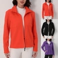 thumbnail image 1 of RongHuan Women's Hiking Running Jacket Fleece Liner Full Zip Coat Soft Warm Fall Winter Jackets Outdoor Sports Casual Outerwear, 1 of 9
