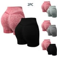 thumbnail image 1 of RongHuan Womens 2 Piece Butt Lifting Shorts Lightweight High Waist Yoga Shorts Outdoor Workout Tight Shorts Gym Seamless Shorts, 1 of 9