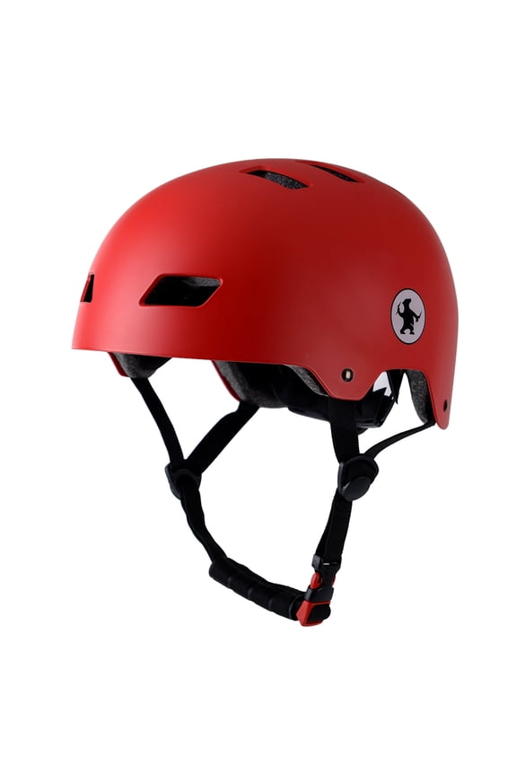 Kids Bike Helmet Toddler with Carry Bag, Multi-Sport for Scooter Skating Rollerblading,Red (48-52cm)