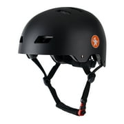 Rongbenyuan Adult Men Bike Helmet with Carry Bag,Multi-Sport for Scooter Skating Rollerblading, Black(59-62cm)
