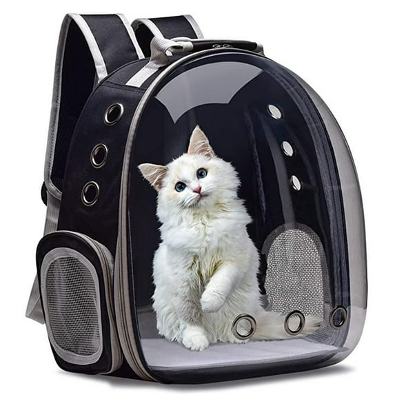 Rongbo Cat Backpack Carriers,Pet Bubble Capsule Backpack,Small Space Pet Travel Bag,Breathable Pet Carrier Airline Approved,for Travel,Hiking,Walking