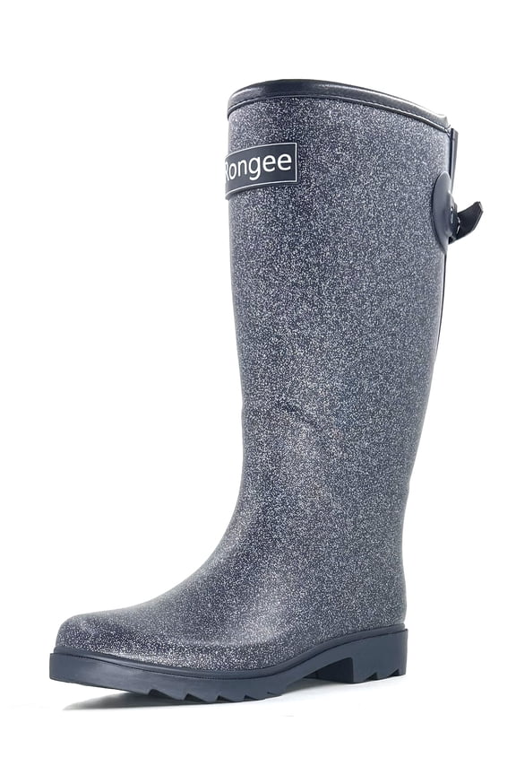 Womens Rain Boots Waterproof Outdoor Garden Boots Daisy Printed 8 (B(M) US)