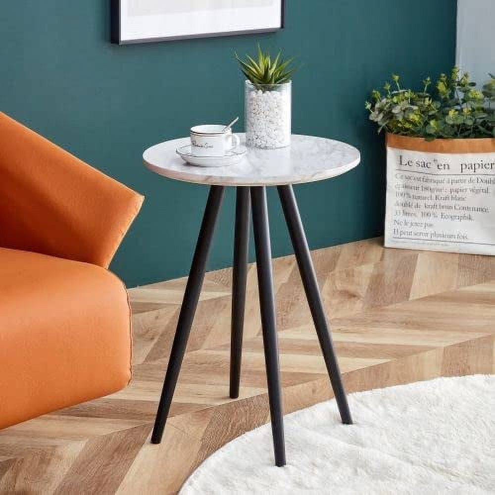 Picture Idea: Rongfun Modern Minimalism Faux Marble End Side Table Small Accent