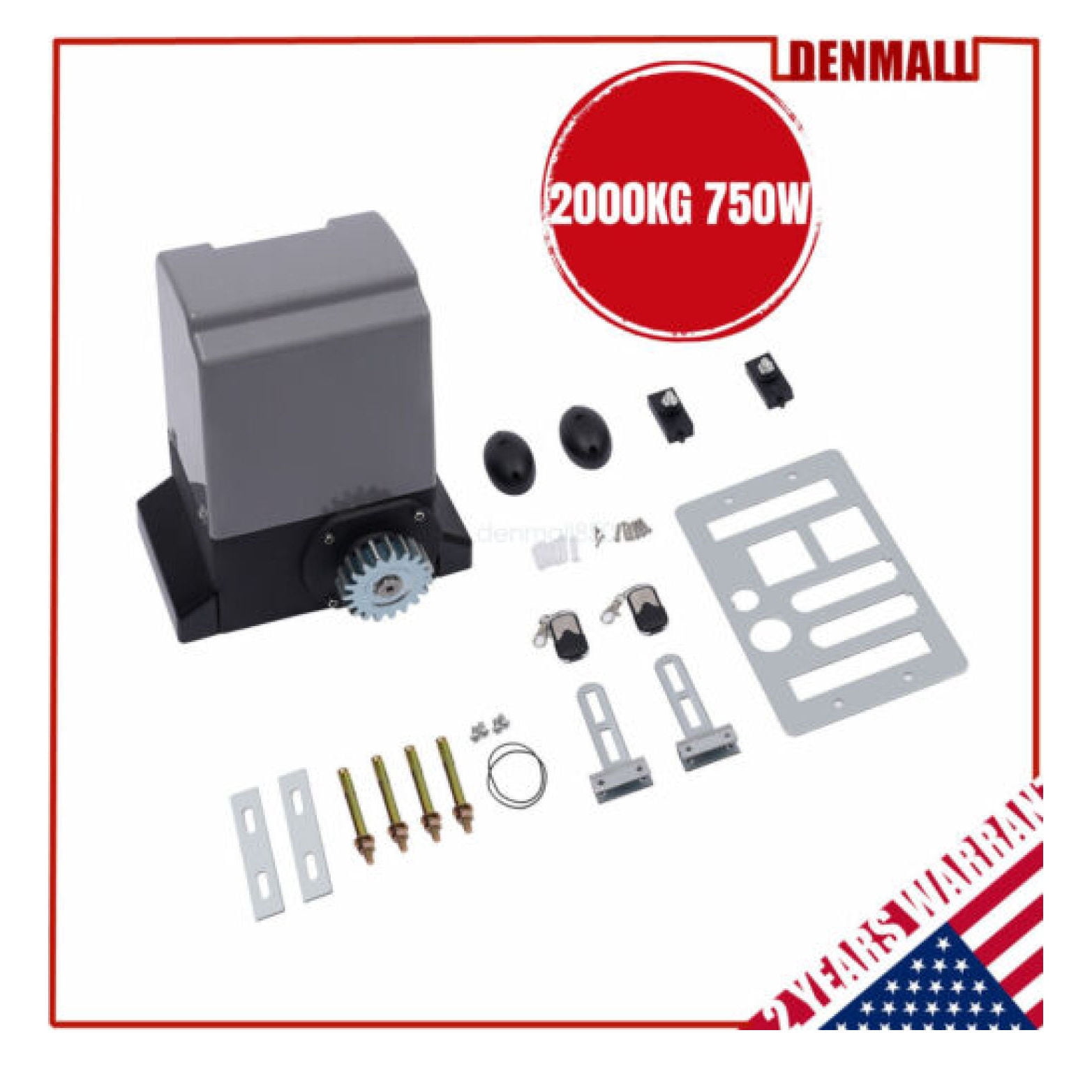 Rongfun Motor Electric Sliding Gate Opener Automatic Gates Operator 2 ...