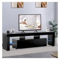 Rongfun TV Stand Unit w/ LED Lights Drawer Console Units
