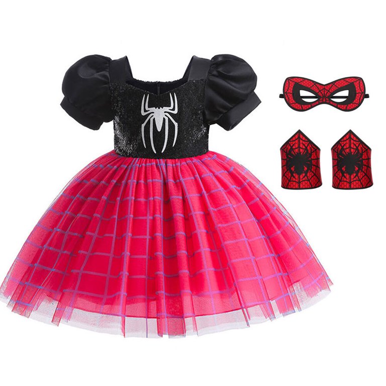 Girl's Red Spider Costume