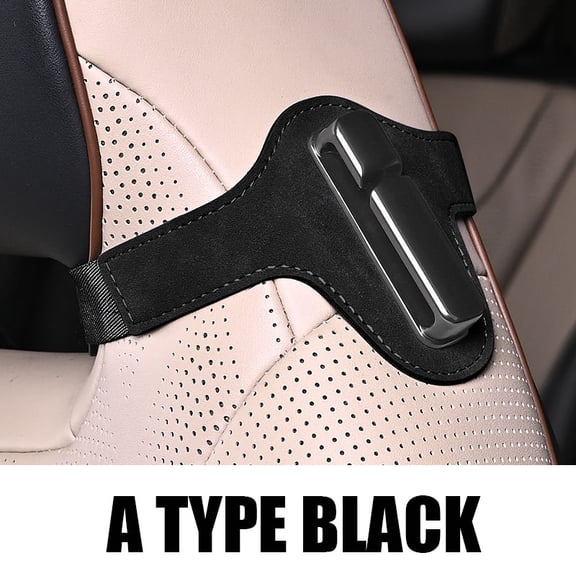 Rongqi Universal Car Seat Belt Fixator Adjustable Strap Clip Holder Safety Buckle Positioning Device Car Accessories