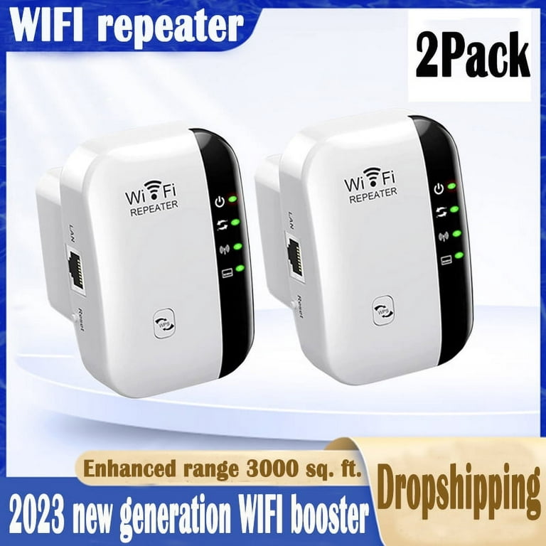 Rongsi 2 Pack WiFi Extender,2023 Newest Generation WiFi Booster