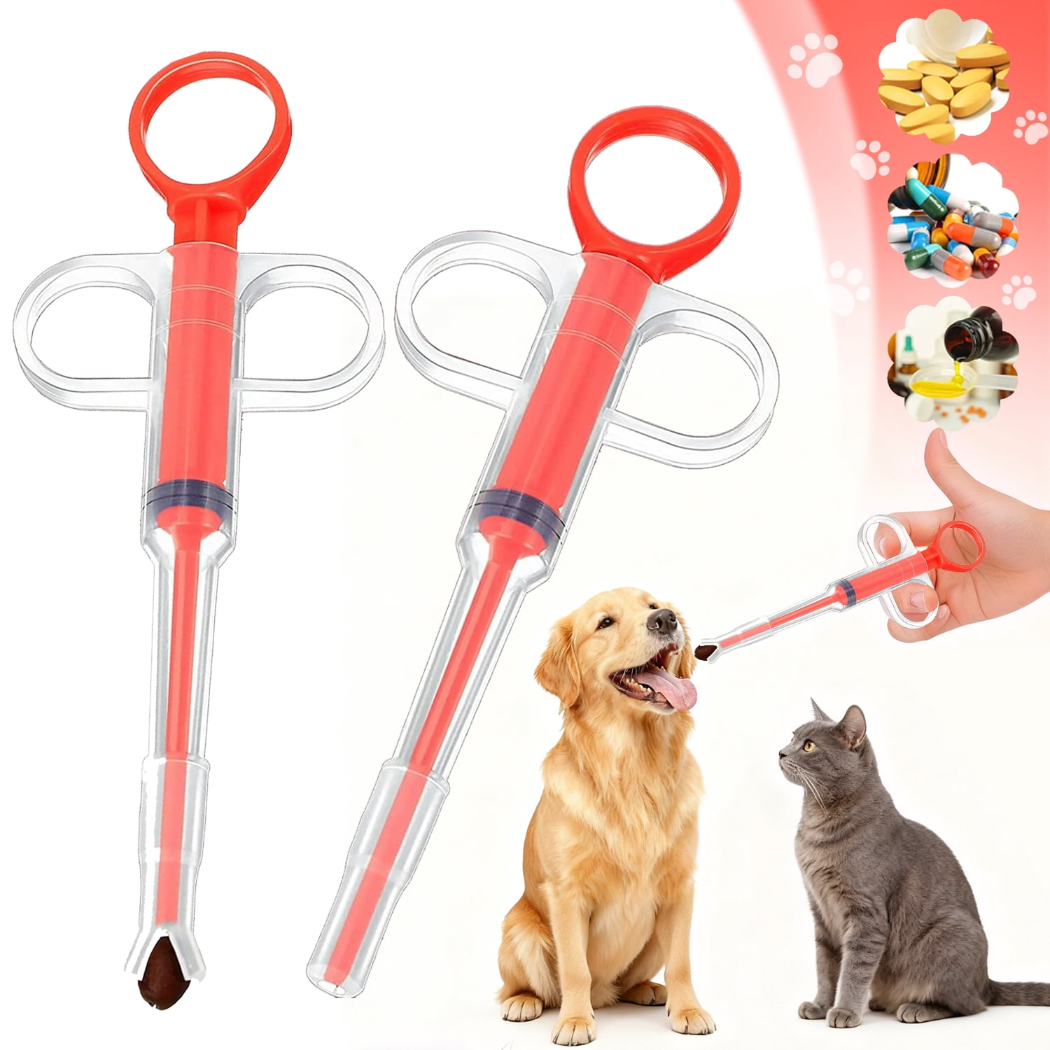 Cat R Piller Pet Dog Cat Capsule Tablet Pill Gun Popper Piller Pusher Medication