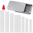 thumbnail image 1 of Rongsi 80/40 PCS Large Eye Sewing Needles, 7 Sizes Sewing Sharp Needles, Leather Needle Embroidery Thread Needle, Stainless Steel Yarn Knitting Needles with Threaders for Handsewing Art Crafts, 1 of 6