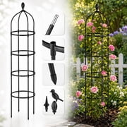 Rongsi Garden Trellis,Adjustable Garden Obelisk Trellis for Climbing Plants, 6FT Tall Garden Obelisk Trellis Climbing Plant Outdoor Support Potted Vine Flower Rose,Vegetable